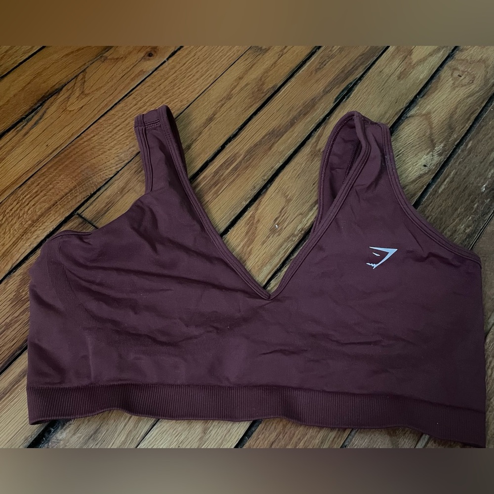 Gymshark Deep Maroon Sports Bra